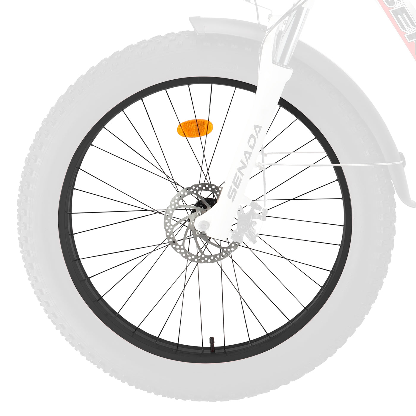 Bike Front Wheel (without tire) for 26"×4" Senada Bikes